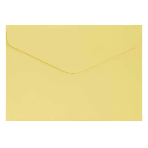 Koperta gładka 130 g C6 10 szt. - żółta