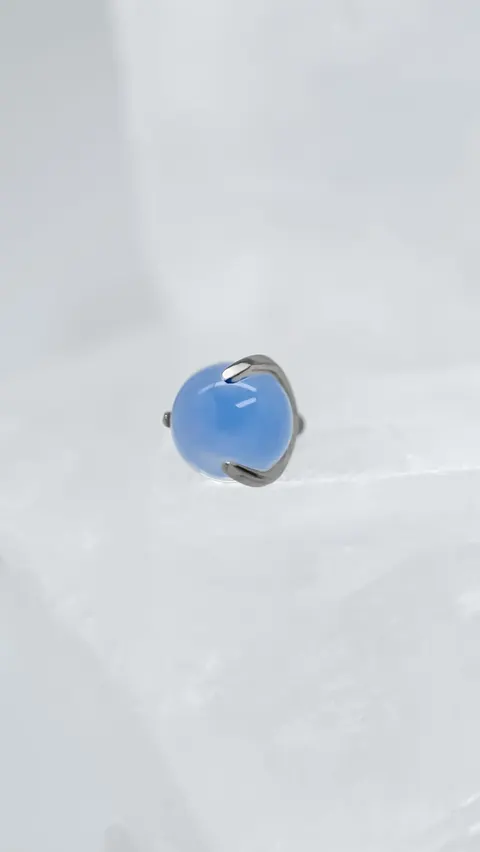 Tytanowa nakrętka na sztangę 'opalite'