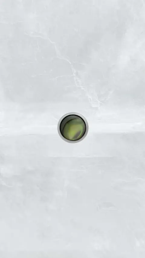 Labret tytanowy 'abalone pearl shell'