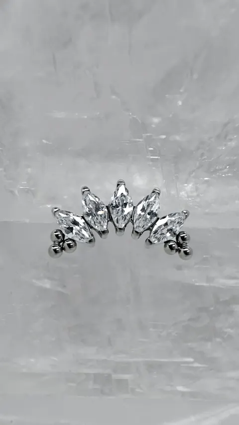 Labret tytanowy 'marquess set'