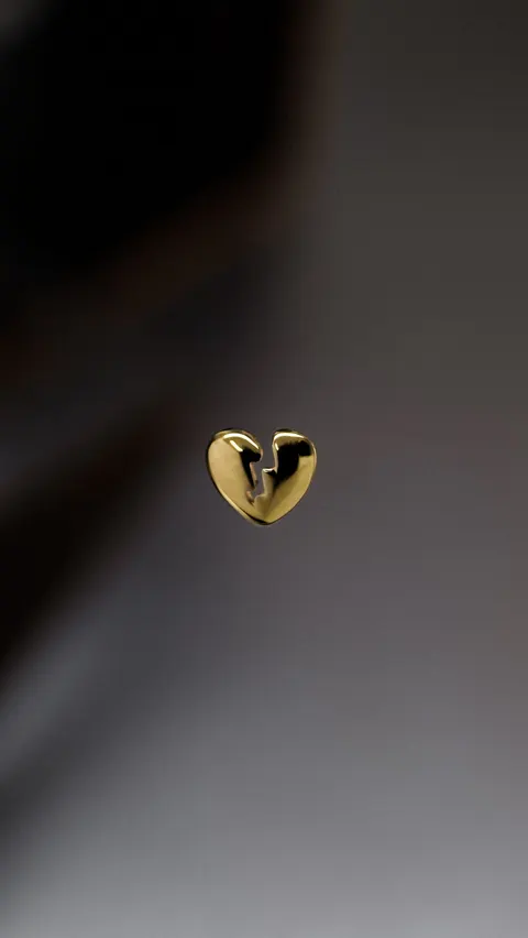 'HEART BROKEN' GOLD 14K