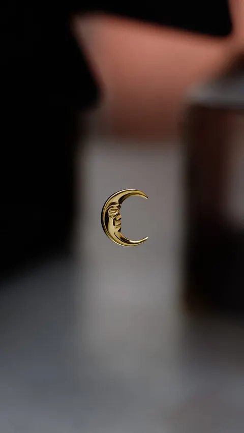 'MOON' GOLD 14K