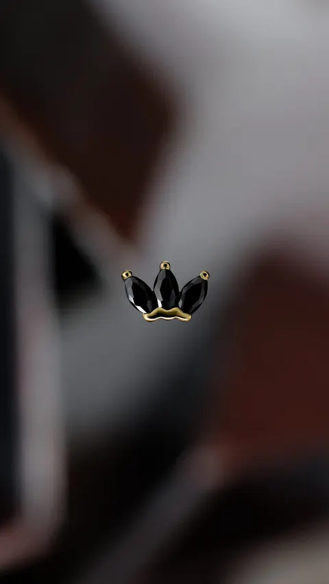 'MARQUESS BLACK' GOLD 14K