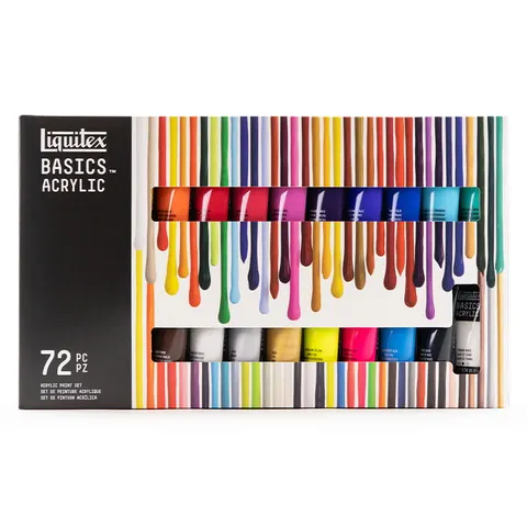 Farby akrylowe Liquitex Basics zestaw 72 x 22 ml