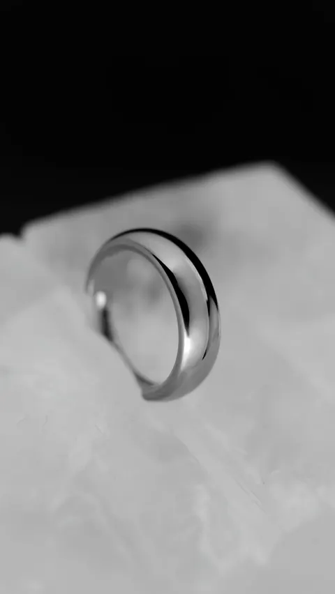 Kółko tytanowe 'basic earring'