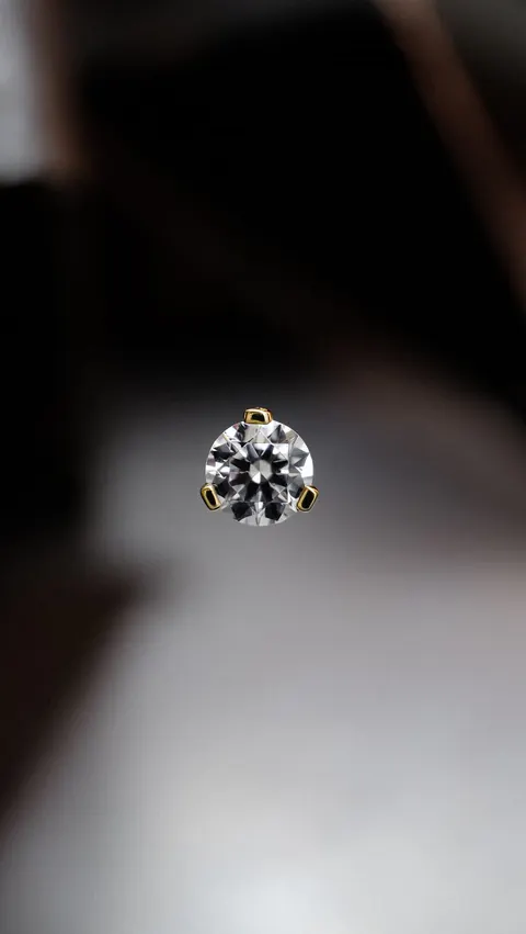 'PRONG SET' GOLD 14K