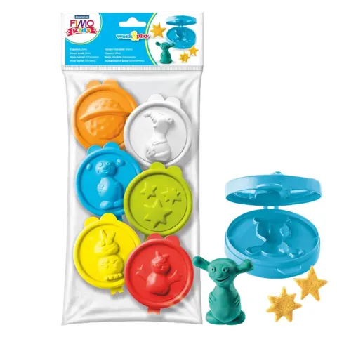 Foremki plastikowe 3D FIMO Kids Kosmita 6 szt.