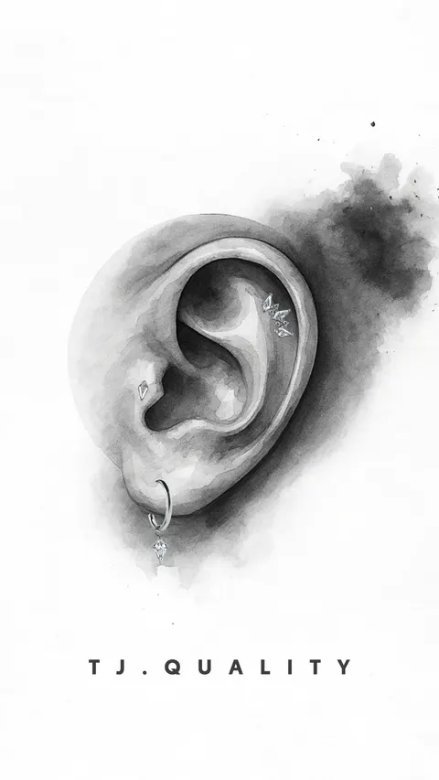 ear set 'frozen lozenge'
