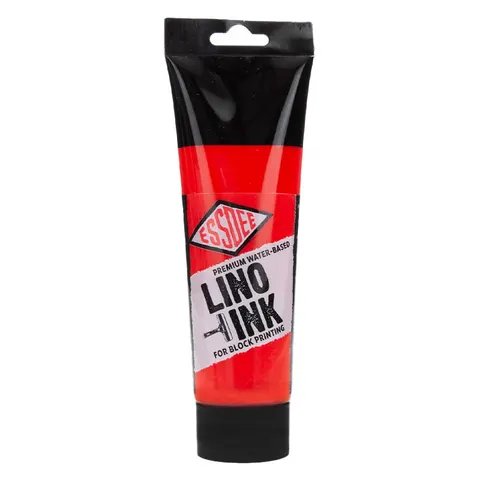 Tusz wodny Premium Lino ink Essdee 250 ml - Red