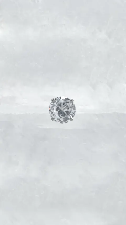 Kolczyk do płatka ucha 'crystal'