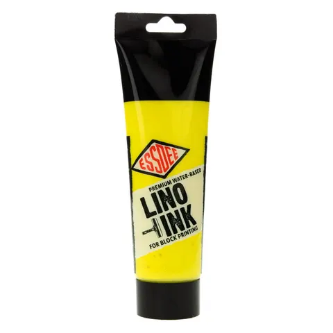 Tusz wodny Premium Lino ink Essdee 250 ml - Yellow
