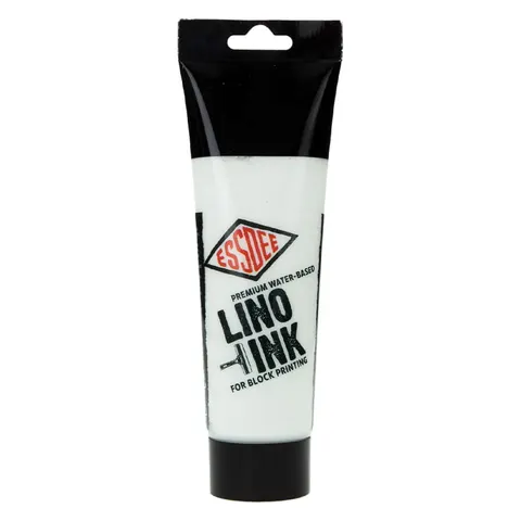 Tusz wodny Premium Lino ink Essdee 250 ml - White