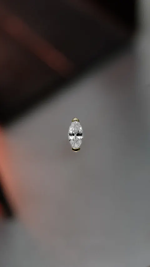 'CRYSTAL DIAMOND' GOLD 14K