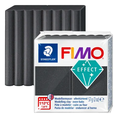 Modelina Fimo Effect Metallic Staedtler 57 g - 091 Szary metaliczny