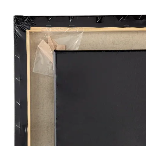 Podobrazie bawełniane czarne Art Ram 50 x 70 cm