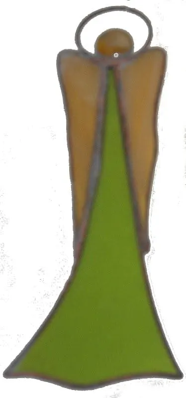 Zawieszka witrażowa Anioł 9