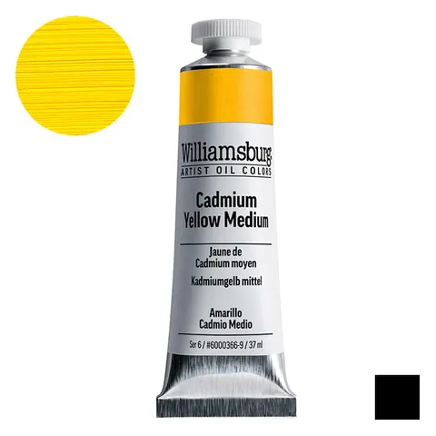 Farba olejna Williamsburg Artist Oil Colors 37 ml - 0366 Cadmium Yellow Medium