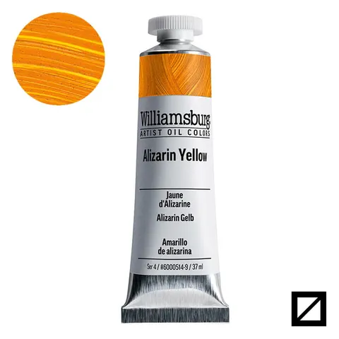 Farba olejna Williamsburg Artist Oil Colors 37 ml - 0514 Alizarin Yellow