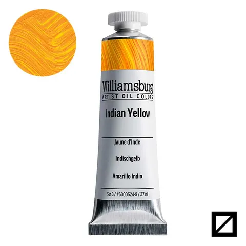 Farba olejna Williamsburg Artist Oil Colors 37 ml - 0524 Indian Yellow