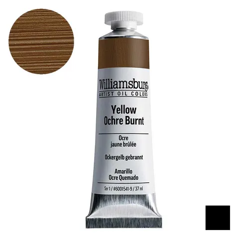 Farba olejna Williamsburg Artist Oil Colors 37 ml - 1541 Yellow Ochre Burnt