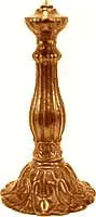 Noga do lamp LILY 20 cm, brązowa (mosiądz)