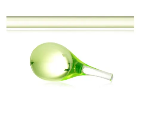 80132 NEON ZIELONY pręty szklane transparentne NOWOŚĆ