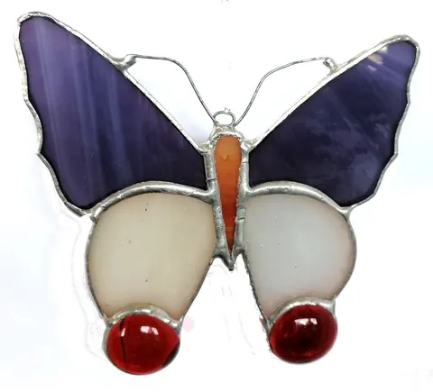 Motyl- kaboszony czerwone
