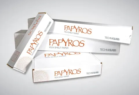 Papier ceramiczny do fusingu PAPYROS Organics Techni Glass 52×52 cm