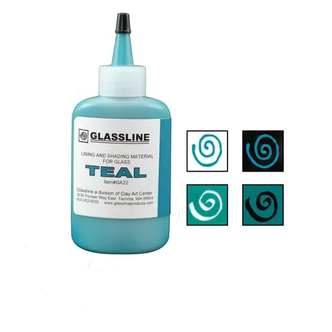 Farba do fusingu Glassline - Turkusowa