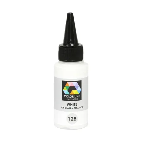 Farba do szkła Color Line Paint 128 Biały 62 g