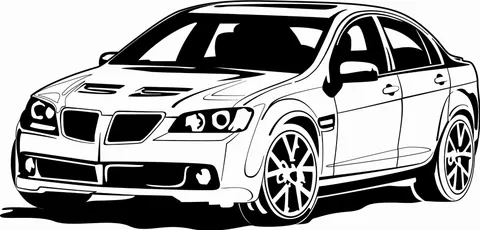 Naklejka ścienna auto sportowe 18