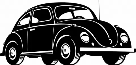 Naklejka na ścianę Volkswagen Garbus 30