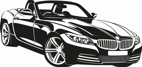 Naklejka na ścianę BMW 51