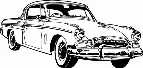 Naklejka na ścianę Studebaker 69