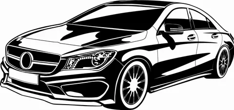 Naklejka na ścianę Mercedes 95