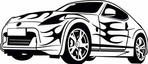 Naklejka na ścianę Nissan 97
