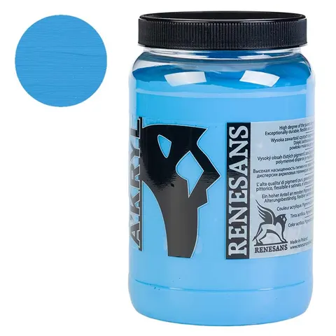 Farba akrylowa Renesans A'kryl 500 ml - 19 Błękit nieba