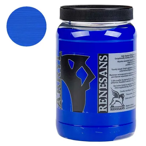 Farba akrylowa Renesans A'kryl 500 ml - 21 Ultramaryna