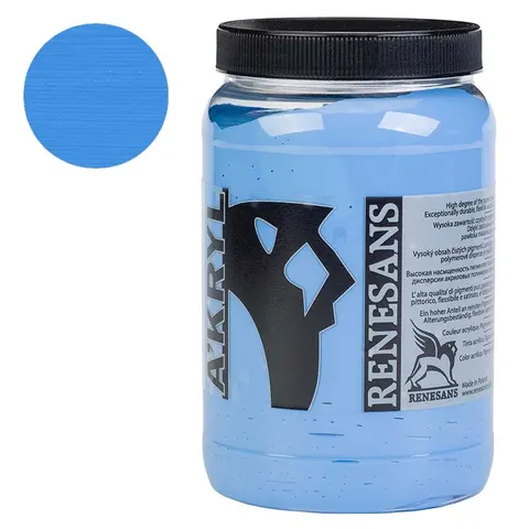 Farba akrylowa Renesans A'kryl 500 ml - 38 Błękit królewski