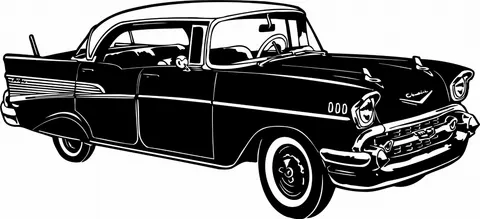 Naklejka na ścianę Cadillac 67