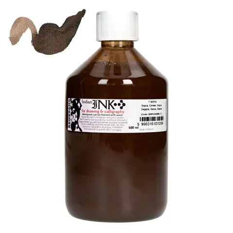 Tusz INDIAN Ink 500 ml Renesans 07 Sepia Renesans