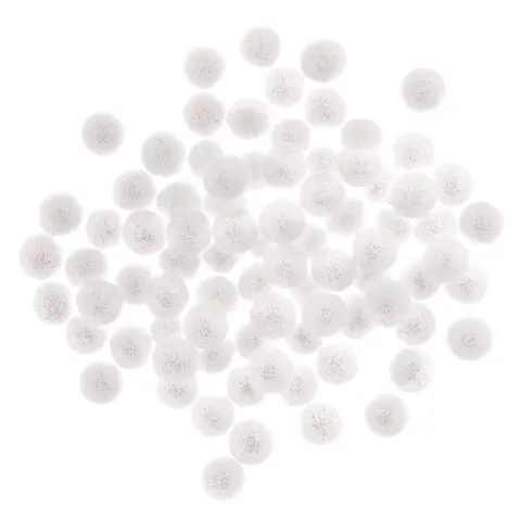 Kuleczki dekoracyjne dpCraft 1,5 cm 80 szt. opalizujące