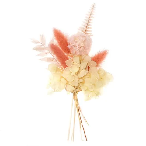 Mini bukiet suszonych kwiatów dpCraft 20 cm Fluffy Flamingo
