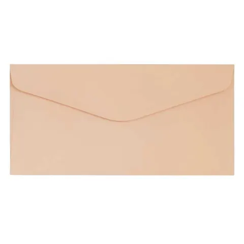 Koperta gładka 120 g DL 10 szt. - brzoskwiniowa