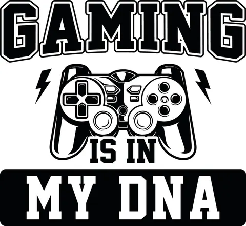 Naklejka ścienna GAMING IS IN MY DNA 5