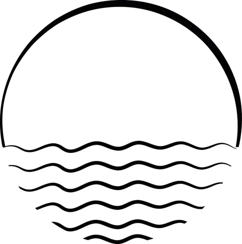 Naklejka na ścianę fala 75
