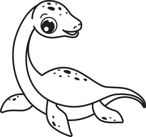 Naklejka ścienna dla dzieci Dinozaur 155