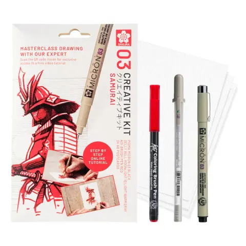 Zestaw artystyczny Sakura Samurai - Micron + Gelly Roll + Koi