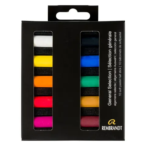 Pastele suche połówki Rembrandt Micro zestaw 10 szt. General Selection Set