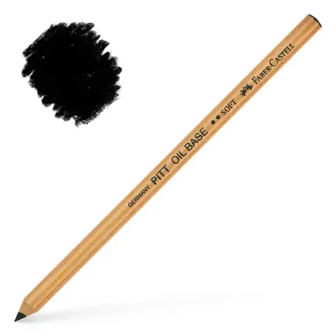 Kredka artystyczna Faber-Castell Pitt Oil Base soft czarna
